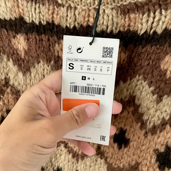 Zara ski sweater wool blend - Picture 4 of 4